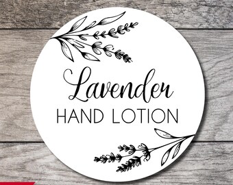 Lavender Labels, Circle Lavender Label, Round Product Label, Custom Digital or Printed Label, Thank You Sticker, Shower Sticker, Favor Label