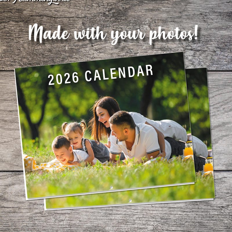 2026 Hanging Wall Calendar Etsy