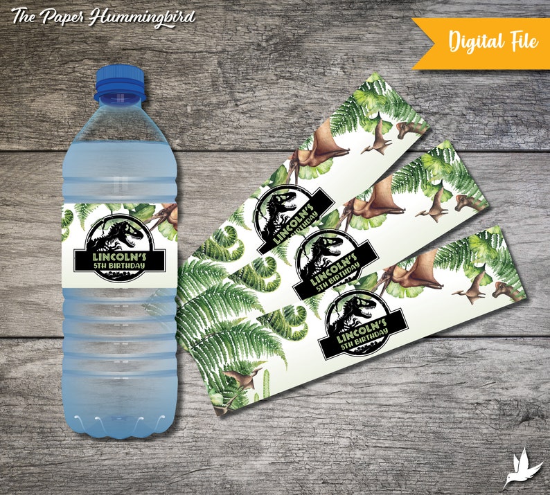 Jurassic World Food Labels Jurassic Park Birthday Tent Card | Etsy Canada