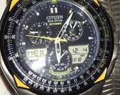 Vintage Citizen Eco Drive Skyhawk-Blue Angels watch