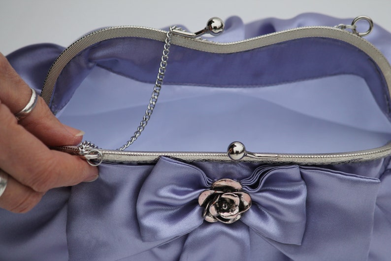 Clutch Bag Lavender Clutch Purse Mauve Evening Bag Purple Etsy