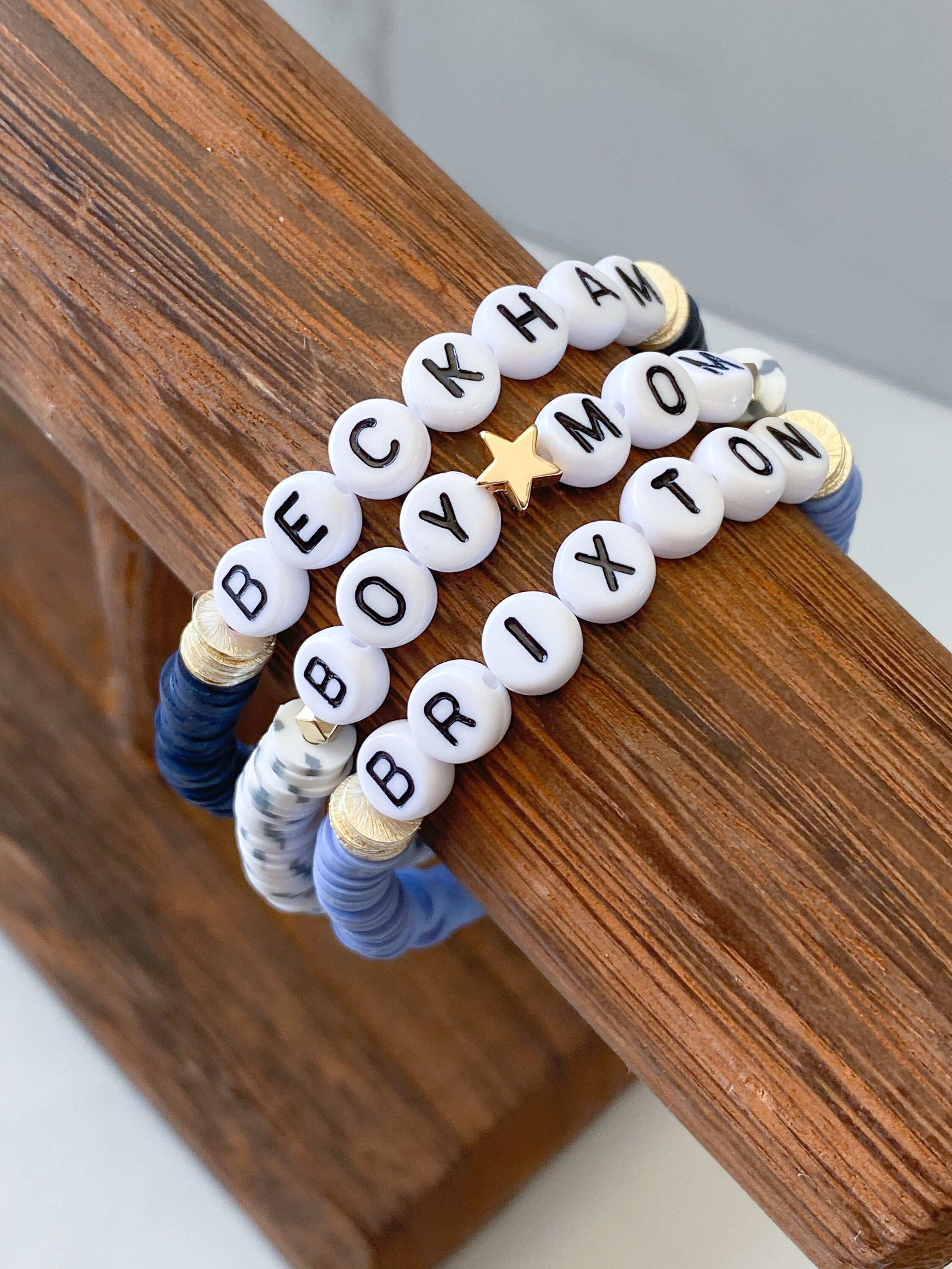 Boy Mom Gift Boy Mom Bracelet Custom Bracelet Beaded Etsy