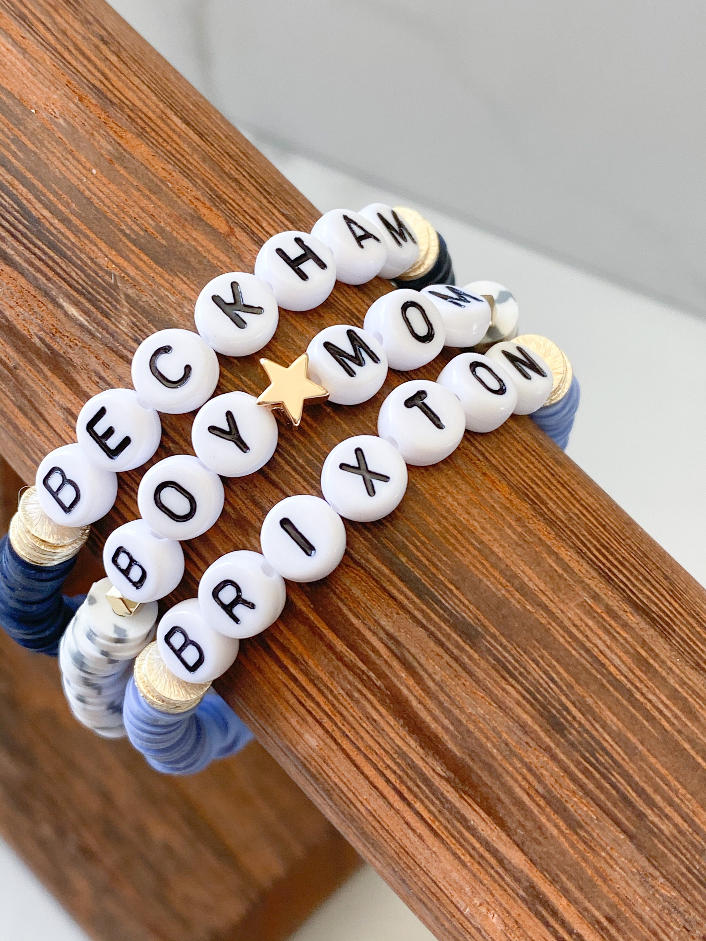 Boy Mom Gift Boy Mom Bracelet Custom Bracelet Beaded Etsy