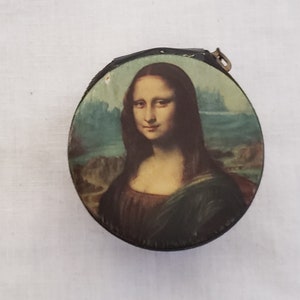 Mona Lisa Vintage Collectible Small Toiletry Travel Size