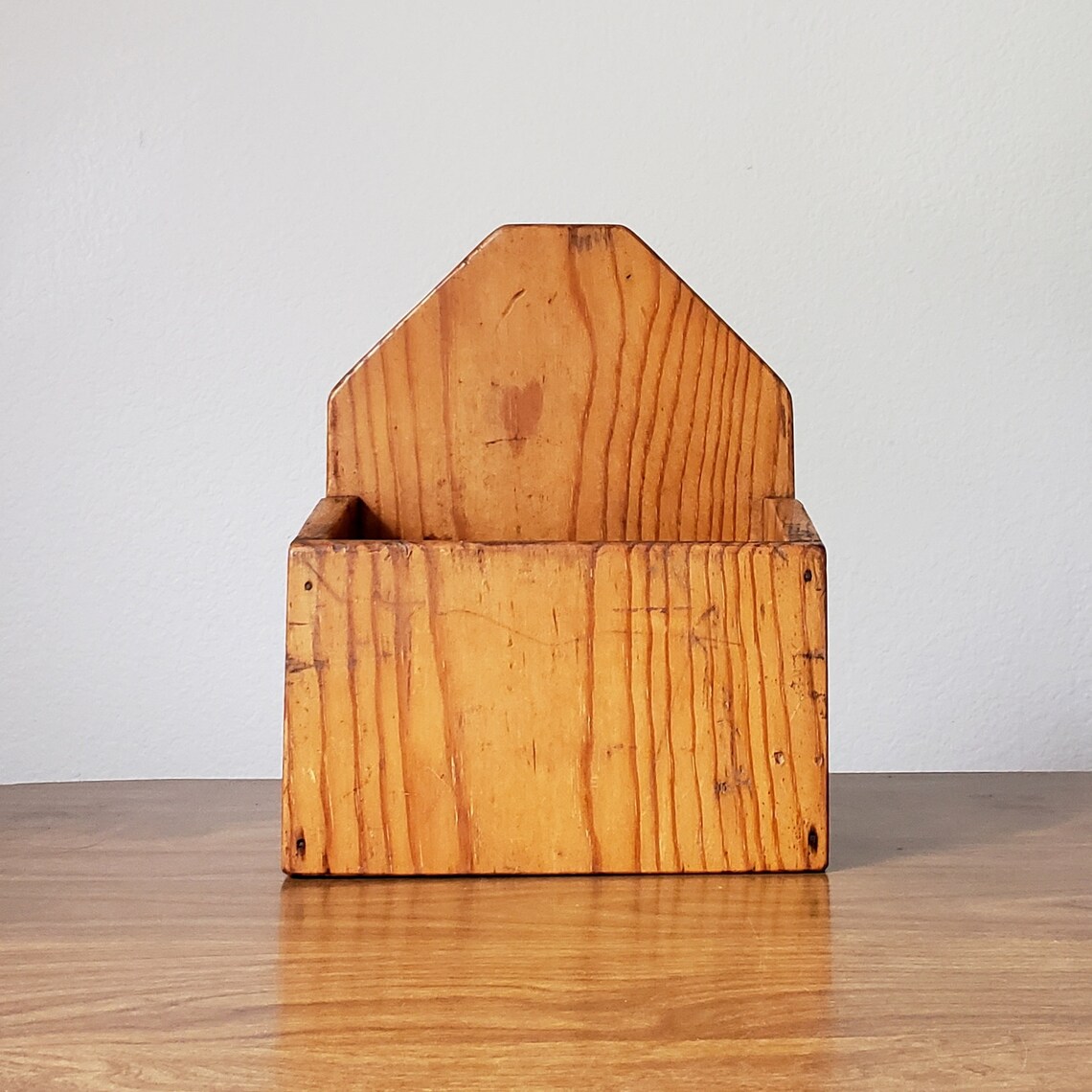 Wooden Recipe Box With High Back Trinket Container 5x7 Etsy