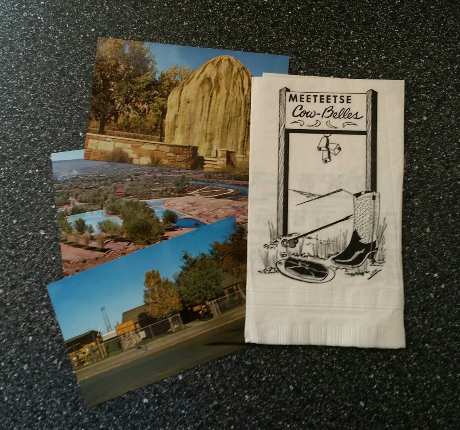 Wyoming Postcards 1960s Wyoming Ranching Brands Paper Napkin Etsy