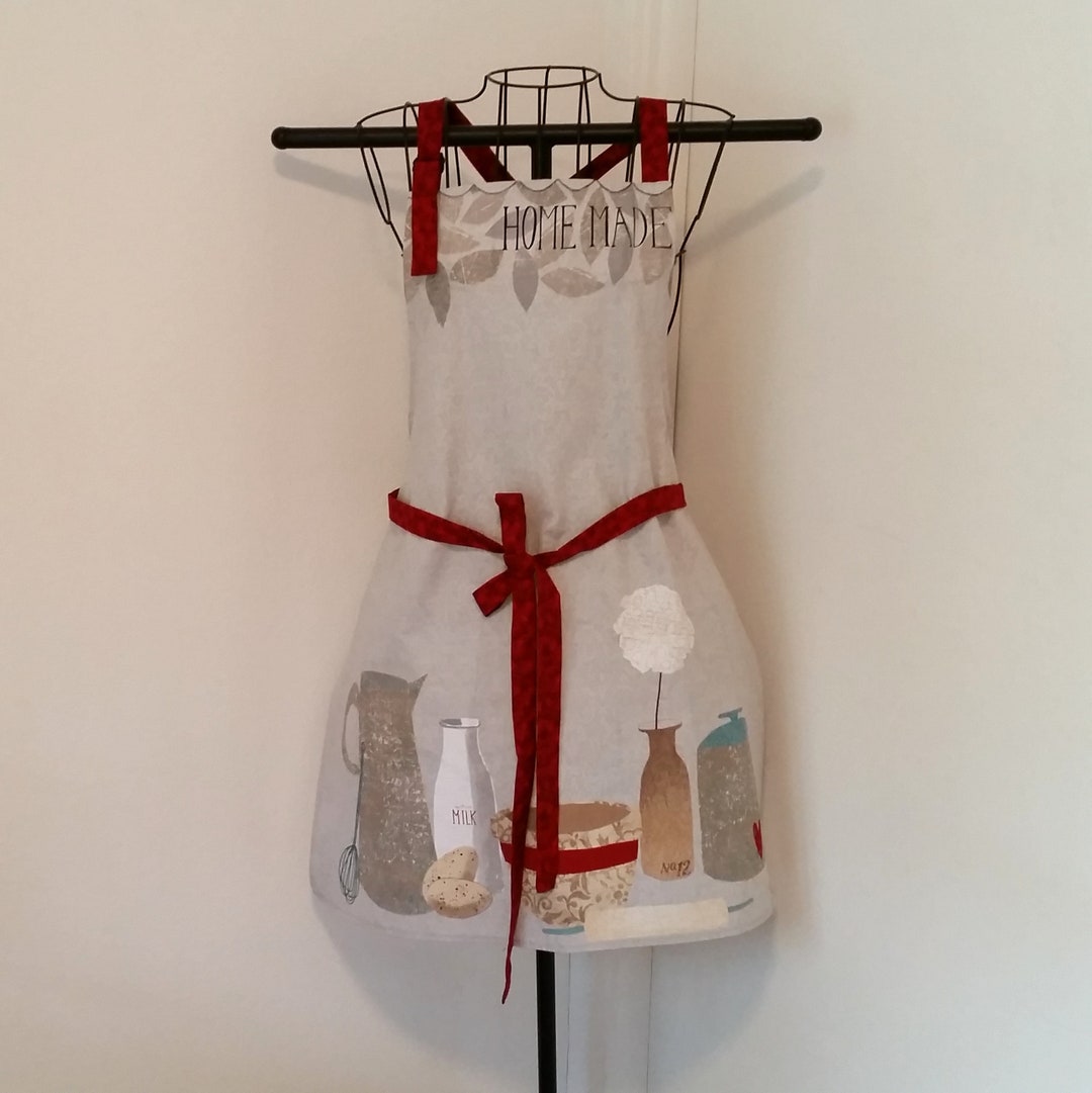Tablier De Cuisine Avec Motif Deux Pandas - Poches Pratiques, Tissu Polyester Imperméable - Pour Chefs, Boulangers, Artistes