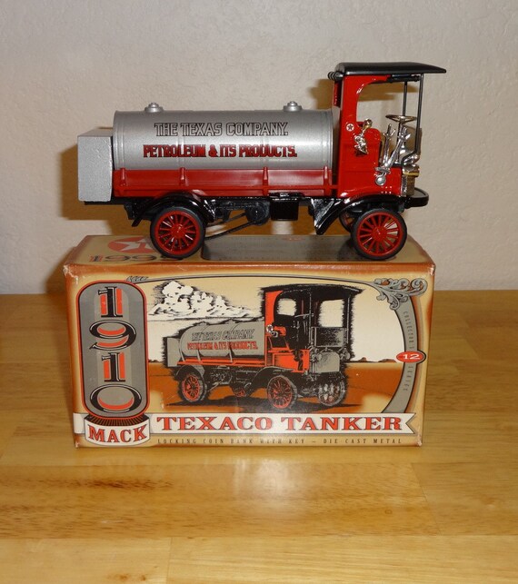 texaco truck piggy bank