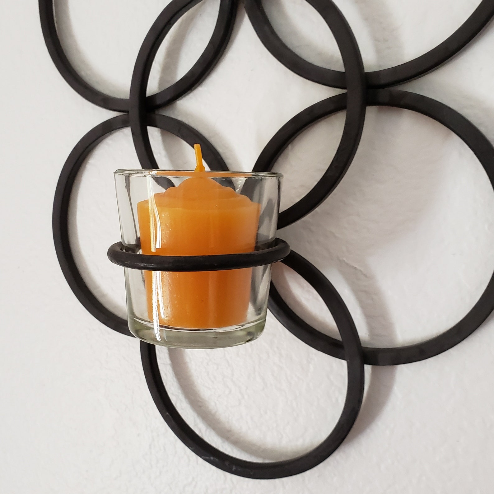 Metal Candle Holder Wall Mounted Votive Holder Made in India Etsy