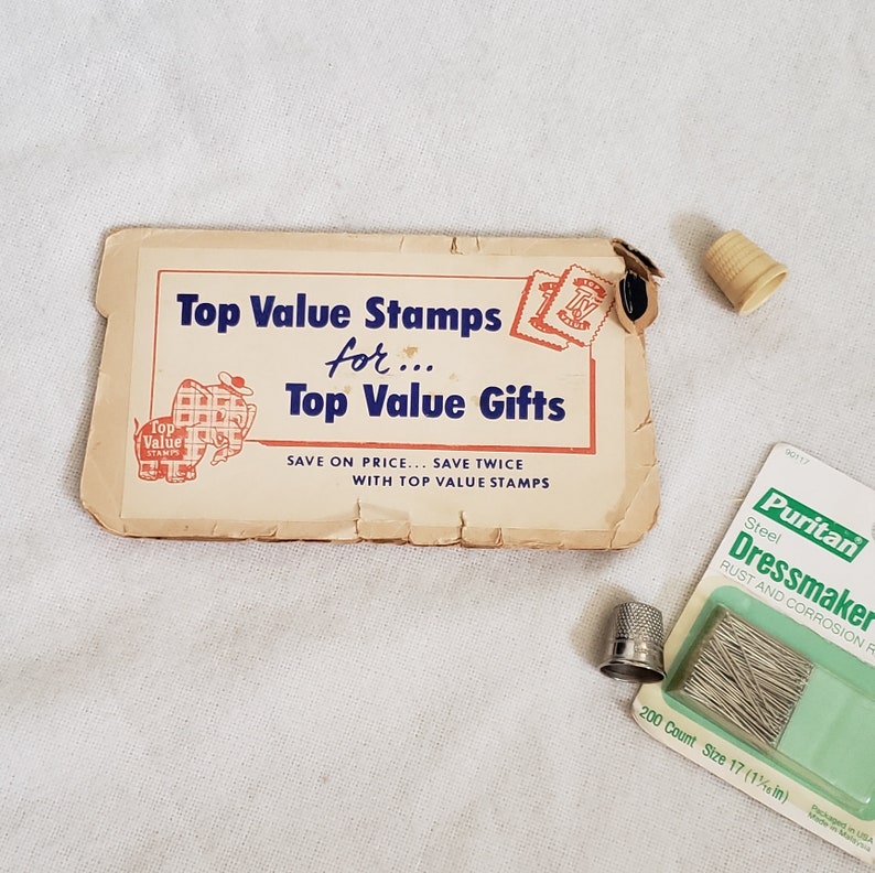 Kroger Promotional Needle Book Vintage Thimbles and Etsy