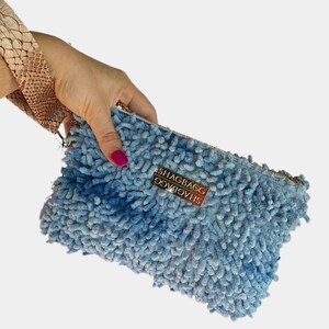 Armband - Handfärgad ljus indigo