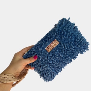 Wristlet- Hand-Dyed Dark Indigo