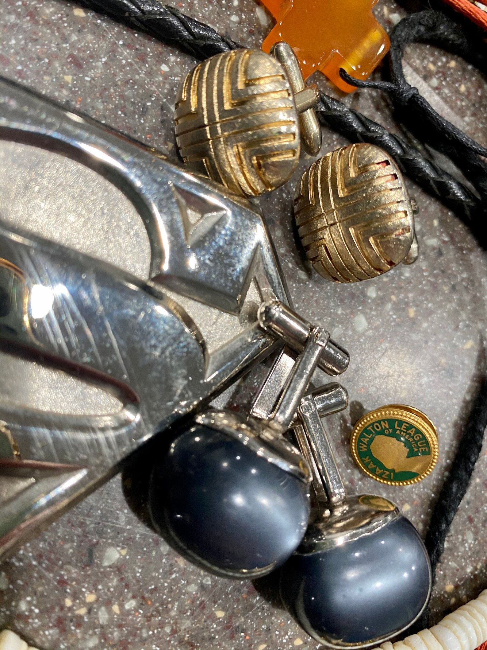 Lot of Mens Vintage Jewelry Etsy