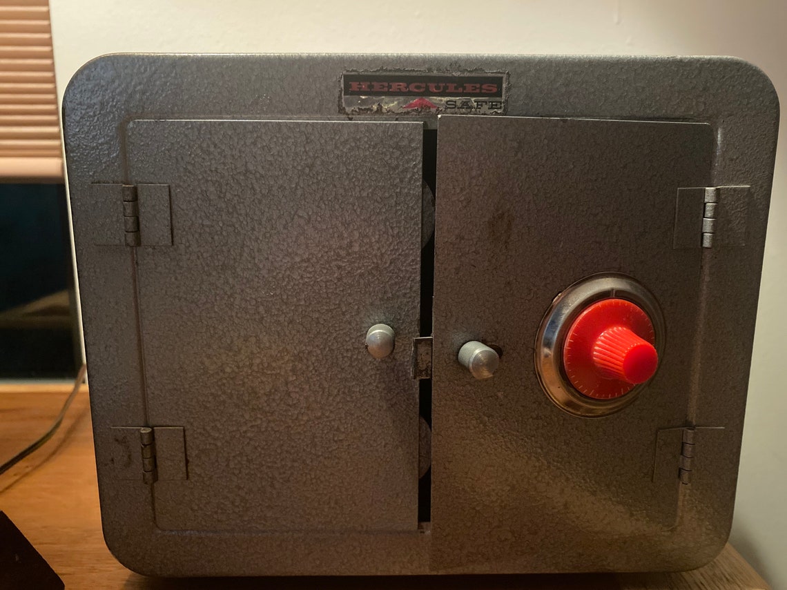 Vintage Hercules Safe Bank Double Door Throw Bolt Automatic Etsy