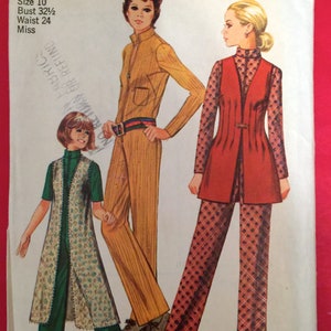 1970 Simplicity Sewing Pattern 8972 &quot;Maude&quot; like outfit from Golden Girls Bust 32 1/2&quot;
