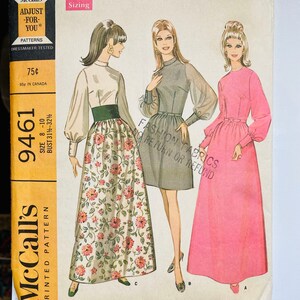 McCalls Sewing Pattern 9461 Uncut