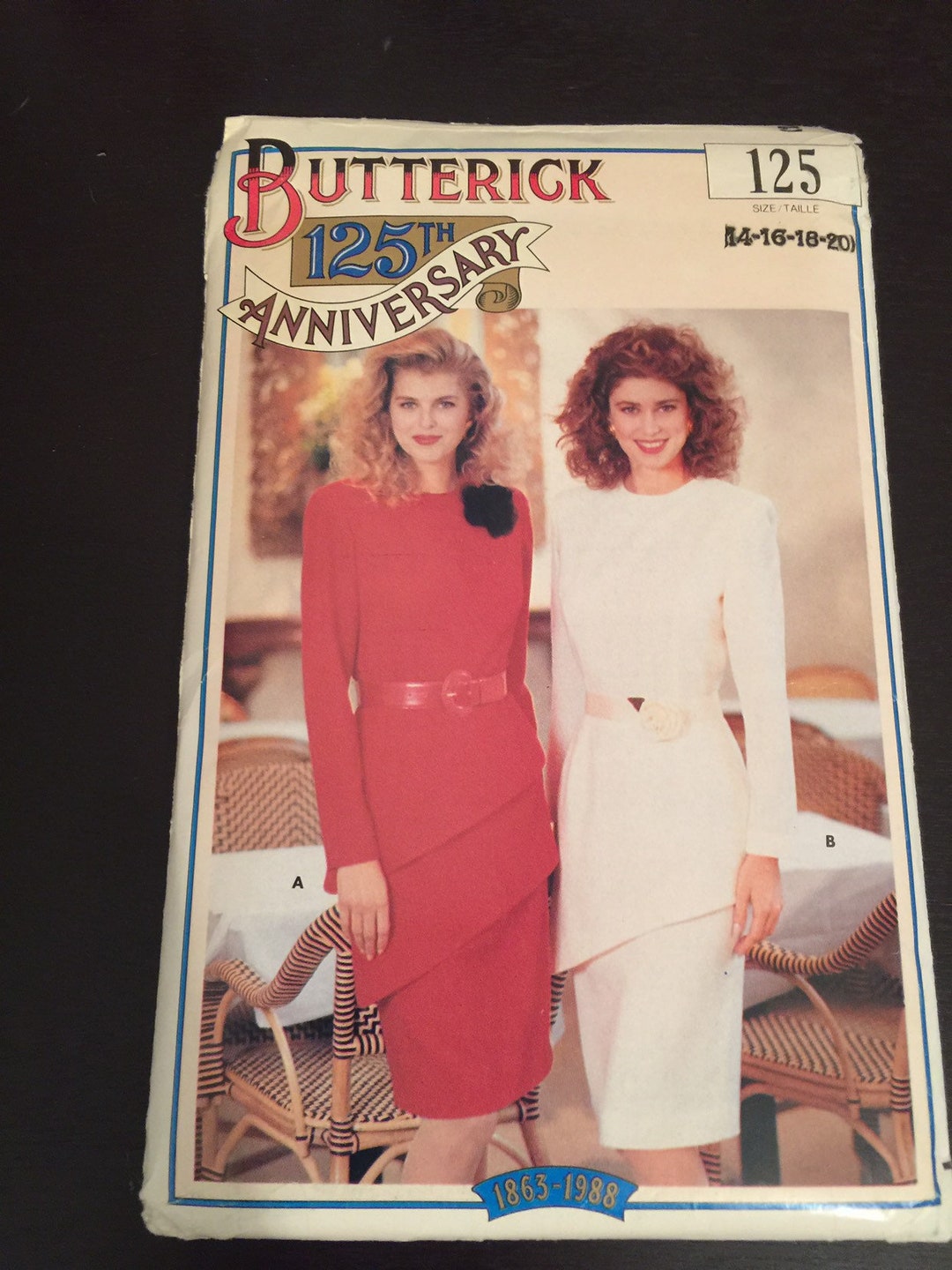 1980's Butterick 125 Uncut Sewing Pattern Misses Tunic and Skirt 125 ...