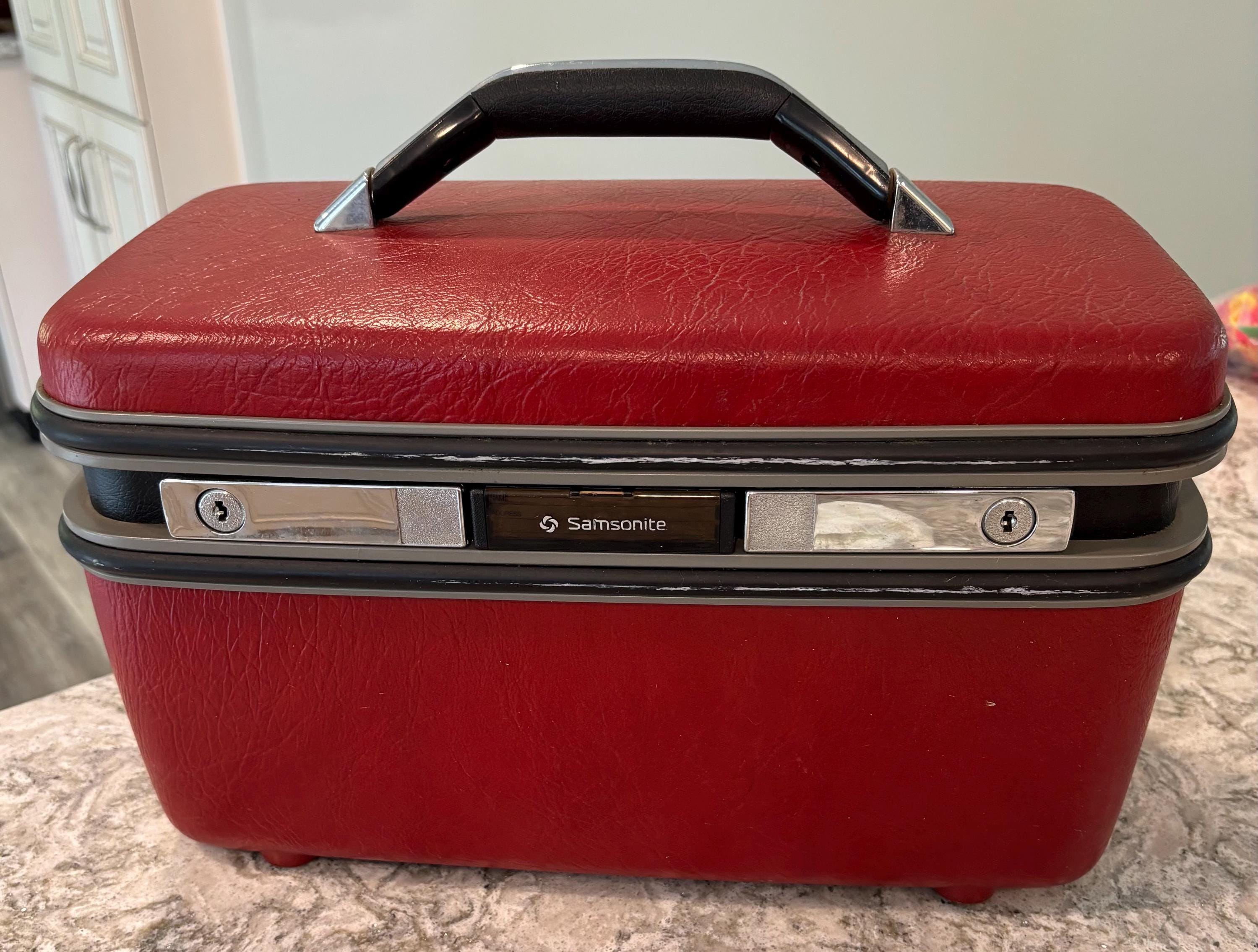 Red Samsonite Luggage - Etsy