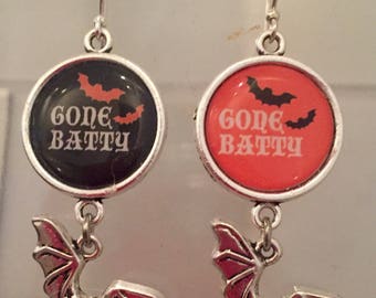 Halloween Earrings ON SALE: Gone Batty Earrings