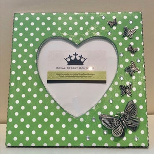 Green Heart Picture Frame