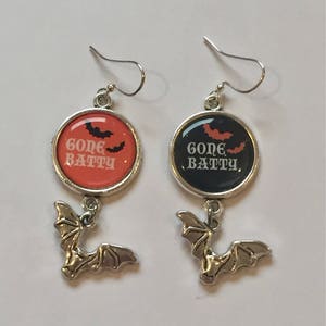 Halloween Earrings ON SALE: Gone Batty Earrings image 5