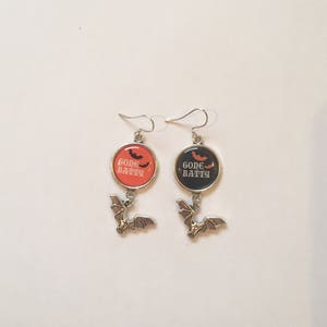 Halloween Earrings ON SALE: Gone Batty Earrings image 6