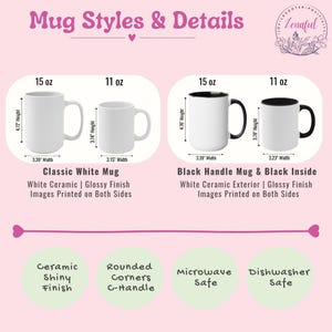 Mug prénom personnalisé papillon monarque, cadeau amoureux des papillons, mug prénom personnalisé, mug papillon, cadeau papillon pour femme, mug à café personnalisé image 12