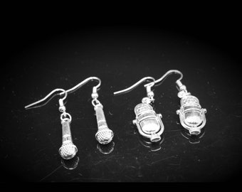 Microphone Earrings - 2 Styles