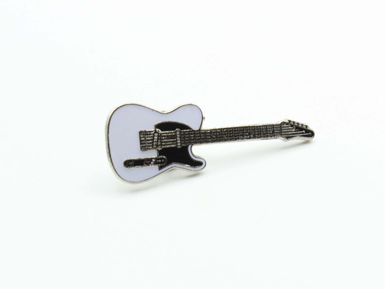 Fender Telecaster Style Guitar Pin White , Yellow or Black image 10