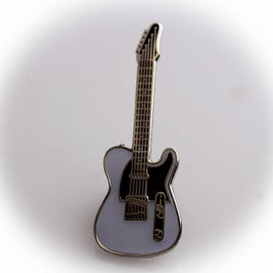 Fender Telecaster Style Guitar Pin White , Yellow or Black image 3