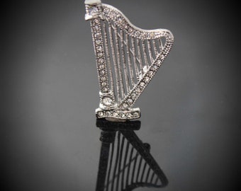 Broche de harp Pin con cristal