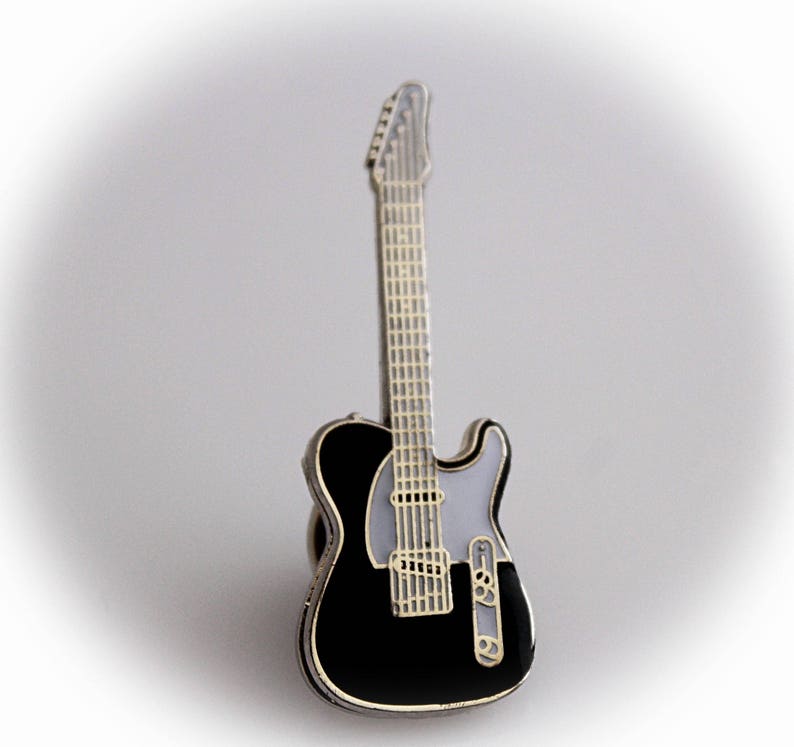 Fender Telecaster Style Guitar Pin White , Yellow or Black image 4