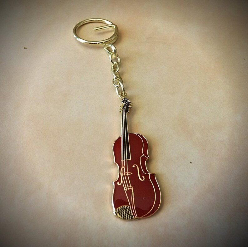Violin Keychain / Keyring Etsy