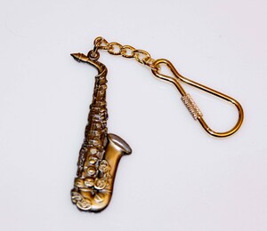 Porte-clés Trompette Mignon Et élégant - Déco Musicale Tendance Pour Clés Ou Décoration