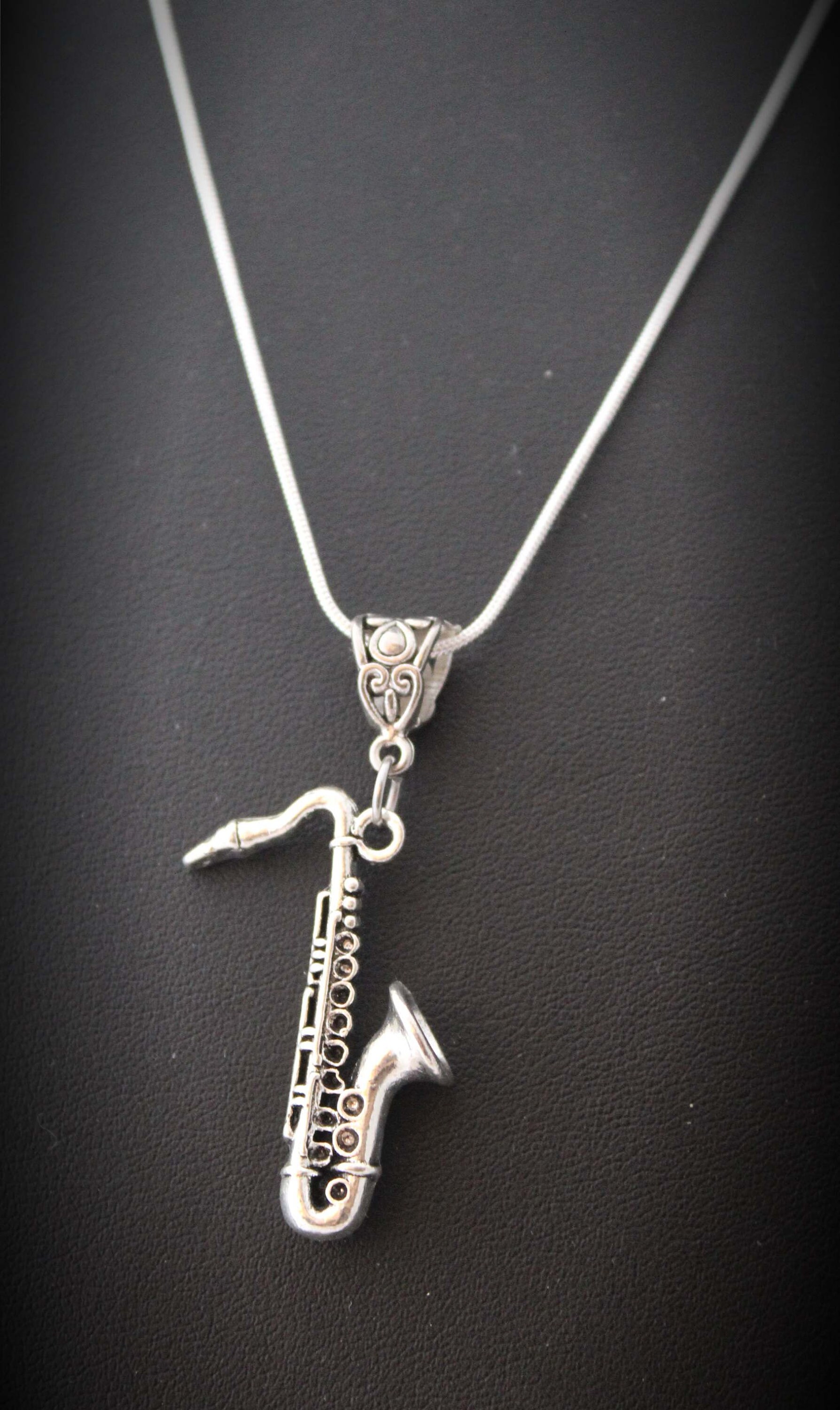 Saxophone Necklace Etsy