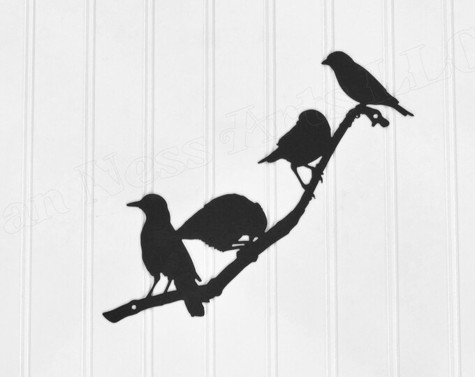 Metal Bird Art, Metal Wall Art, Bird Wall Decor, Small Etsy