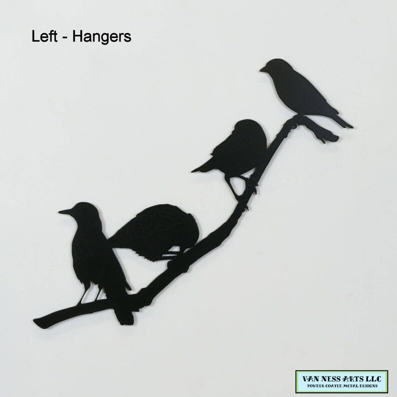 Birds Metal Wall Art Birds on a Branch 23 DD101S Etsy