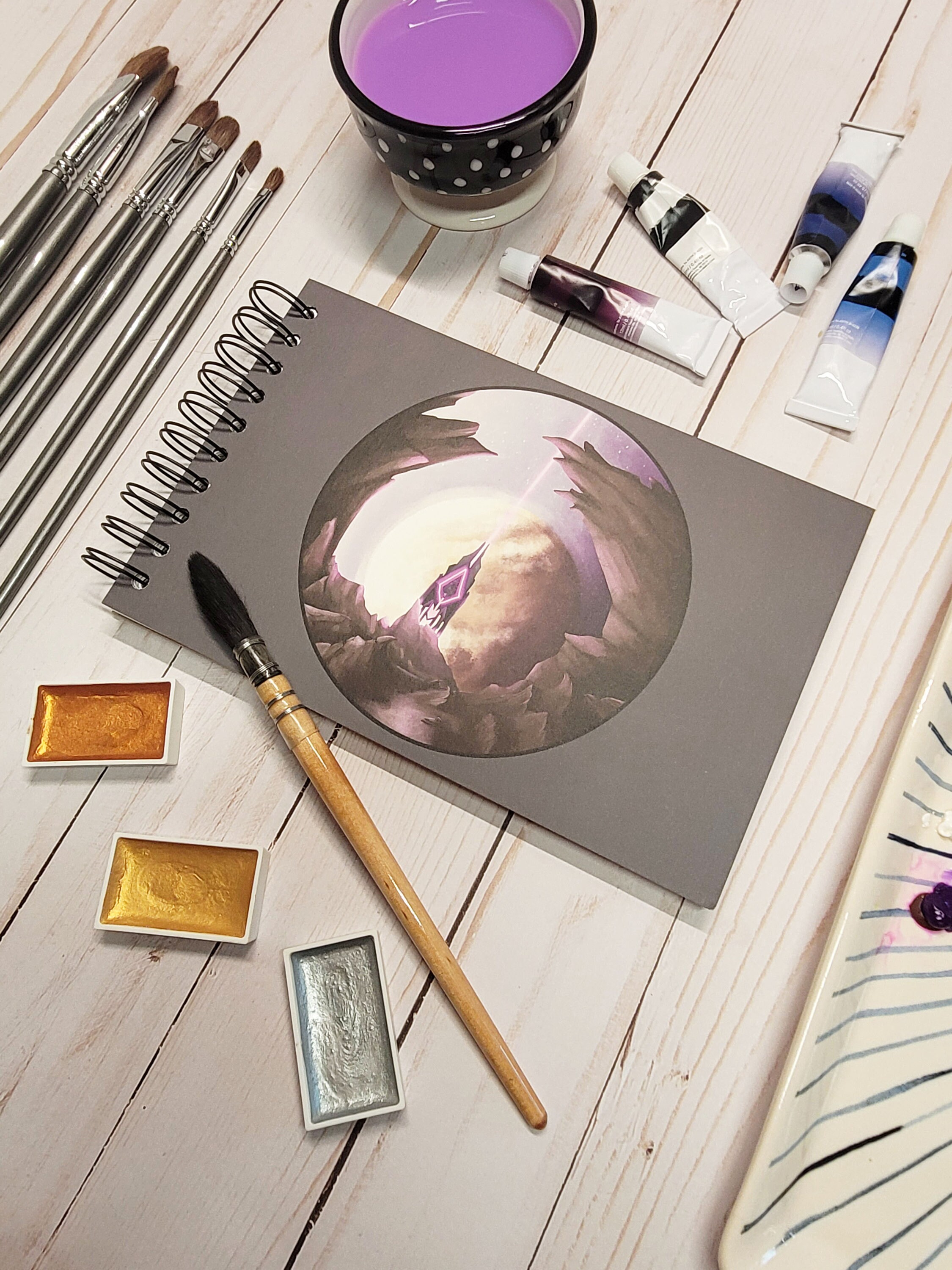 Huge Anime Sketchbook: 100+ Pages, 8.5X11" - clam8gp