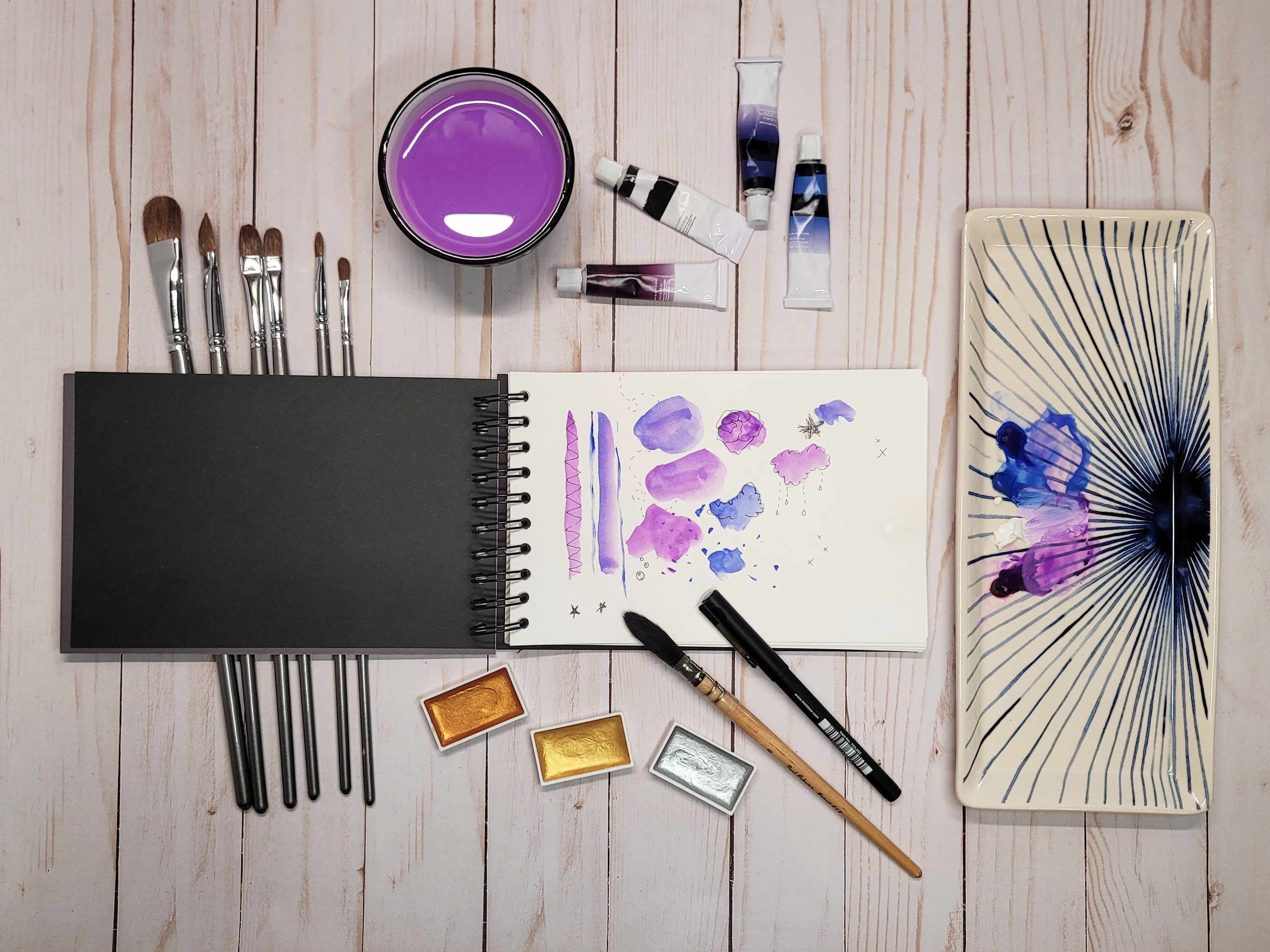 8.5 X 5.5 Sketchbook 100 Pages 50 Sheets Heavy Cardstock Etsy UK