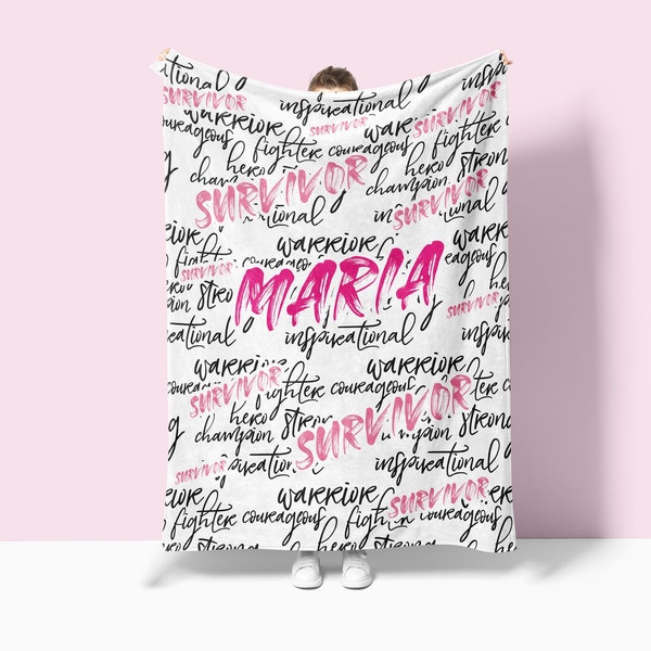 Inspirational Cancer Blanket Etsy