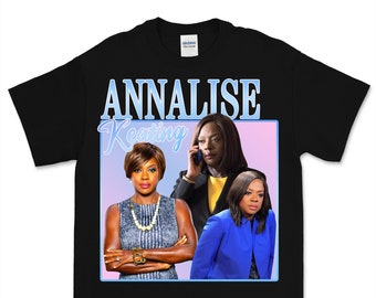 ANNALISE KEATING Vintage T Shirt Homage, Unisex T-shirt, 90s Pop Culture HTGAWM Fans