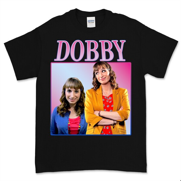 DOBBY Vintage T Shirt Homage, Unisex Peep Show Comedy T-shirt TV Pop Culture