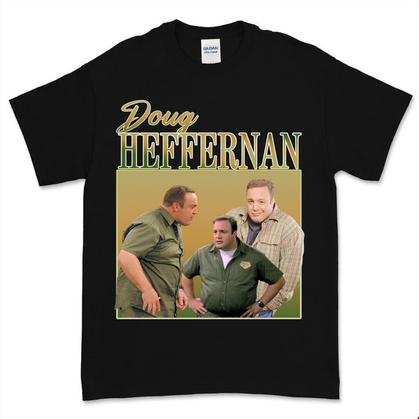DOUG HEFFERNAN Vintage T Shirt Homage, Unisex The King of Queens T-shirt Tv Pop Culture
