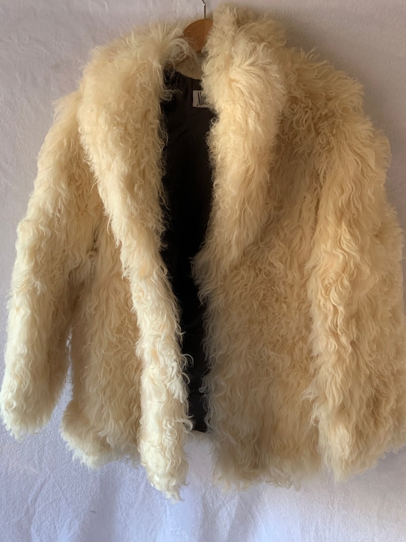 llama fur coat
