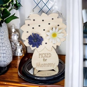 Picked for Mommy Flower Holder Perfect for Mother&#39;s Day or any day