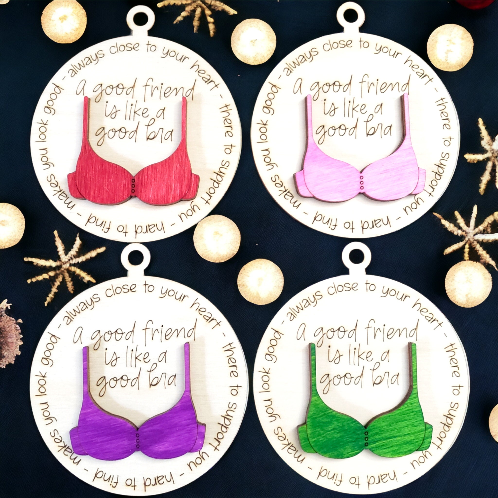 Lustige Geburtstagskarte „A Good Friend Is Like A Bra“ – Für Beste Freundin & Besondere Freunde