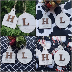 Shiplap Christmas Ornaments