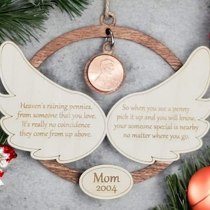 Pennies from Heaven Christmas Ornament