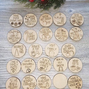 Christmas Activity Tokens set of 24