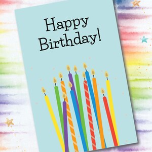 Pride Birthday Card, Greeting Card, Digital Download, Paper Card, LGBTQ Card, LGBTQ Support, Gay Card, Gay Support, In Canada